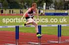 Mens under-17s 400 metres hurdles, 2023 Northern Under-13s, Under-15s and Under-17s, Middlesbrough.  Photo: David T. Hewitson/Sports for All Pics